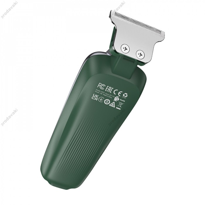 Машинка для стрижки волосся Hoco HP23 Diamond engraving electric Hair clipper Green