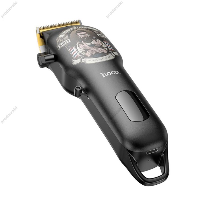 Машинка для стрижки волосся Hoco HP20 electric Hair clipper with digital display 240min Black