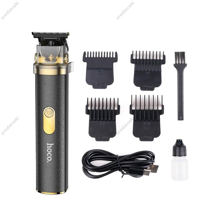 Машинка для стрижки волосся Hoco HP22 Retro engraving electric Hair clipper Black