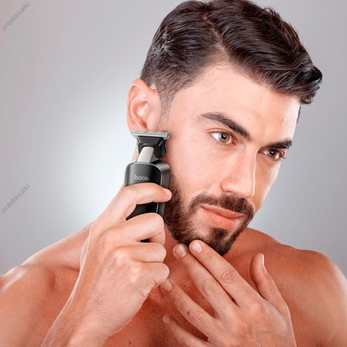 Машинка для стрижки волосся Hoco HP23 Diamond engraving electric Hair clipper Black