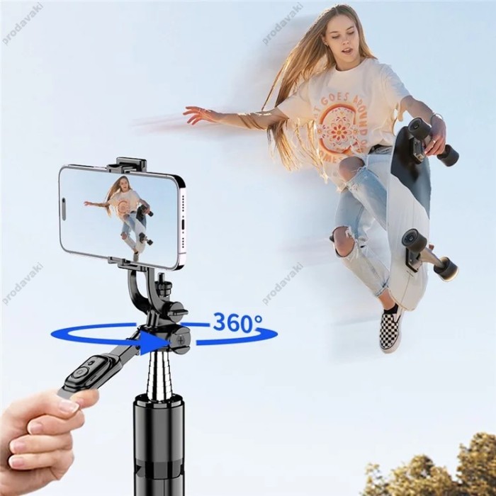 Монопод-трипод Monopod Large Tripod CH C07 stainless steels 2.01m Black