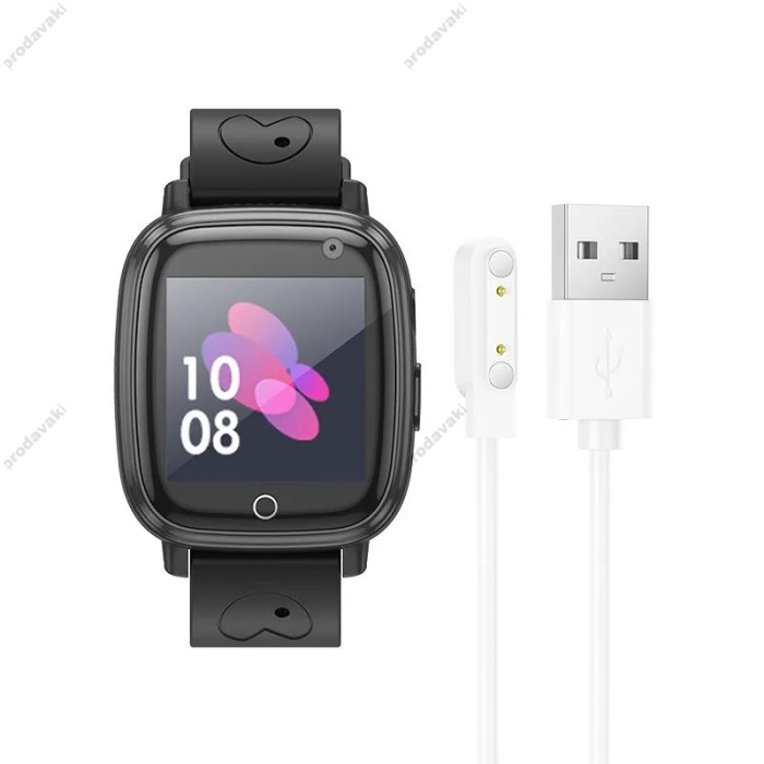 Дитячий смарт-годинник HOCO Y100 children watch with call function call gsm hd camera ip65 Black