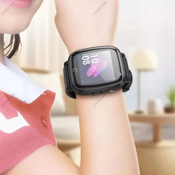 Дитячий смарт-годинник HOCO Y100 children watch with call function call gsm hd camera ip65 Black