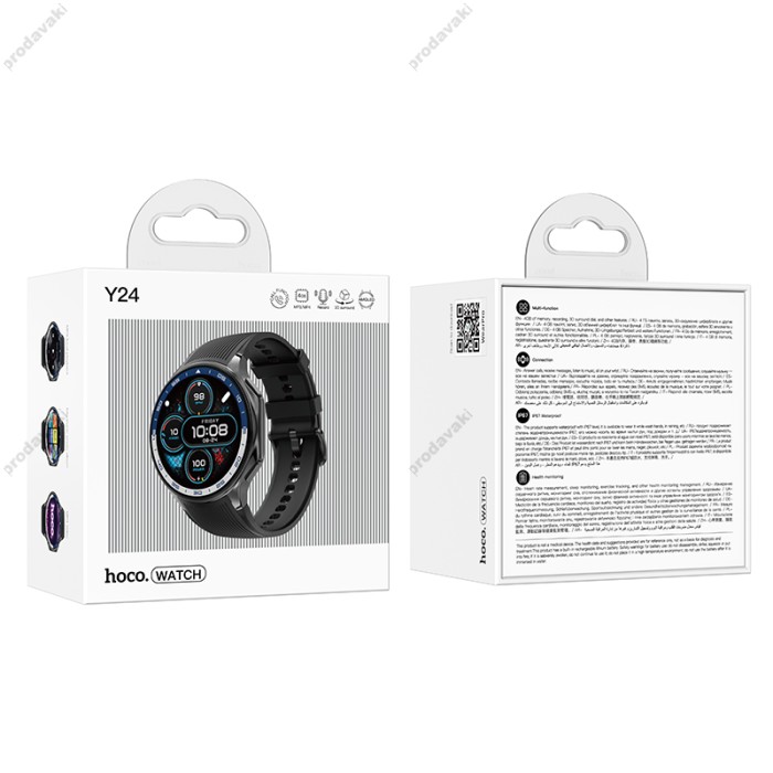 Смарт-годинник HOCO Y24 Smart Sports Watch (Call Version) Black