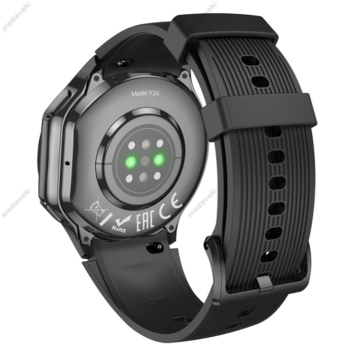 Смарт-годинник HOCO Y24 Smart Sports Watch (Call Version) Black
