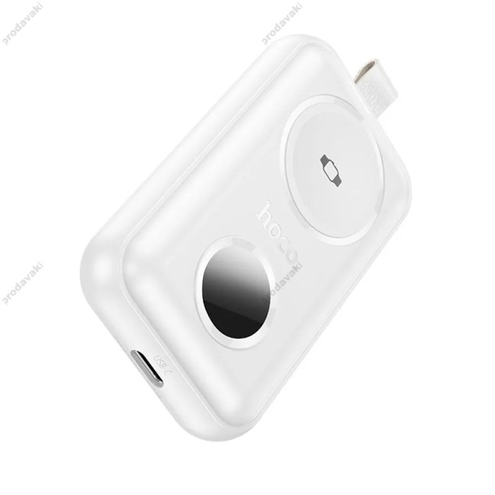 Повербанк портативний акумулятор Power Bank Hoco J137 with iWatch 2500 mAh White