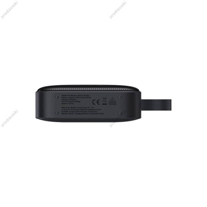 Портативна колонка Bluetooth Baseus AeQur 30 Mini Portable Wireless Speaker 5W Black (A20077900123-00)