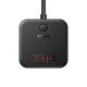 Подовжувач мережі фільтр Baseus PowerCombo Cube Power Strip 3AC+2U+2C 30W 1.5m EU Black E00066400117-00