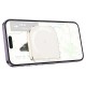 Автомобільний тримач із бездротовою зарядкою Hoco HW17 Crystal magnetic wireless 15W White