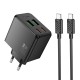 Мережевий зарядний пристрій HOCO CS19A Ocean charger Type-C cable 65W Black