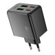 Мережевий зарядний пристрій HOCO CS19A Ocean charger 65W Black