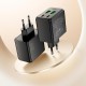 Мережевий зарядний пристрій HOCO CS19A Ocean charger 65W Black