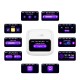 Бездротові Bluetooth навушники HOCO EQ14 Cool color true бездротовий headset with touch screen BT 5.3 White