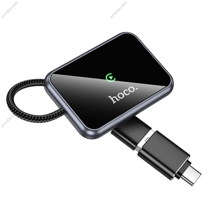 Автомобільний бездротовий адаптер Carplay Hoco HU1 Way Car wireless adapter Grey