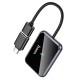 Автомобільний бездротовий адаптер Carplay Hoco HU1 Way Car wireless adapter Grey