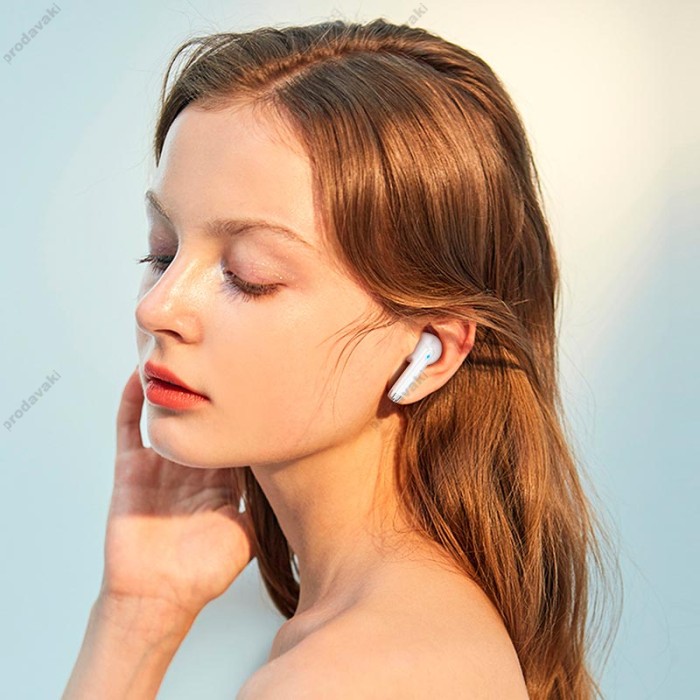Бездротові Bluetooth навушники HOCO EQ2 Plus Thought true wireless headset BT 5.4 White