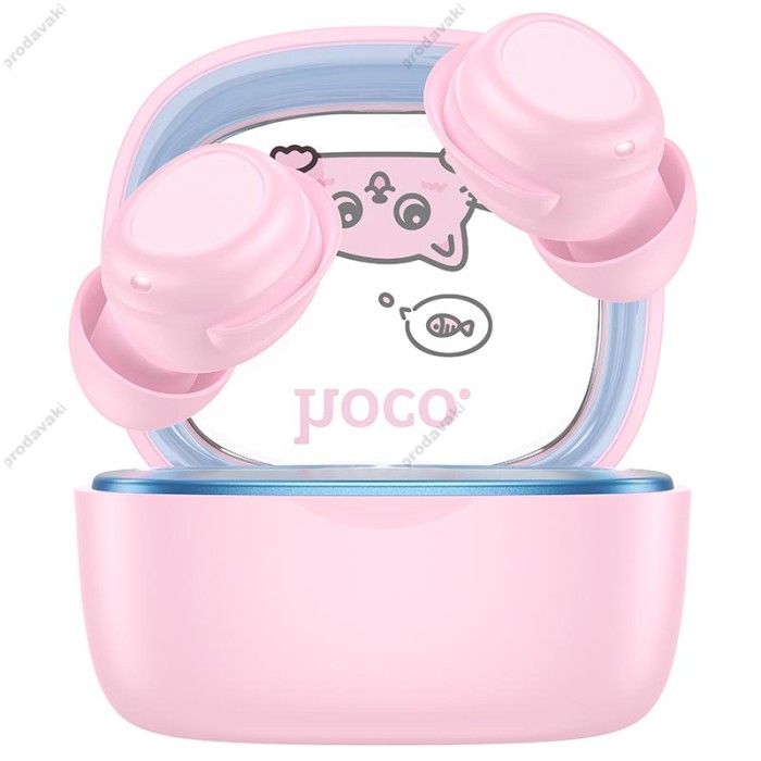 Бездротові Bluetooth навушники HOCO EW111 Friendly true wireless children headset BT 5.4 Pink