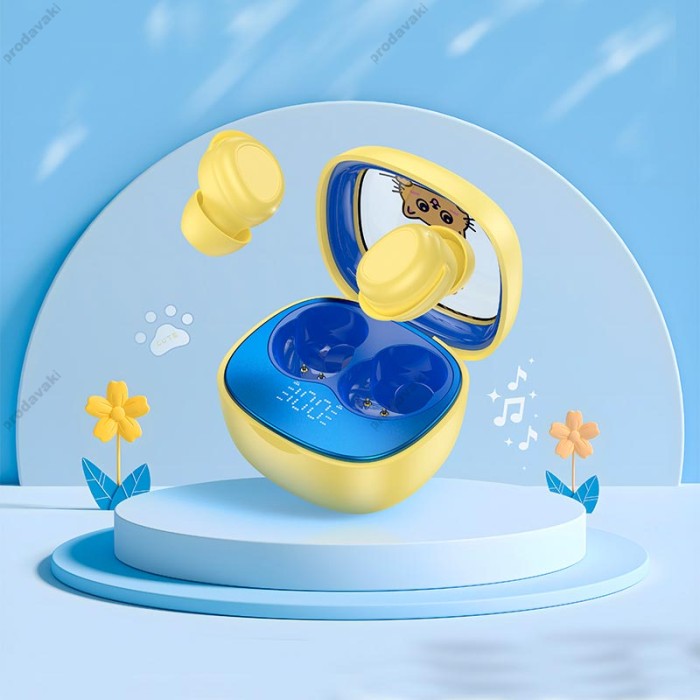 Бездротові Bluetooth навушники HOCO EW111 Friendly true wireless children headset BT 5.4 Yellow