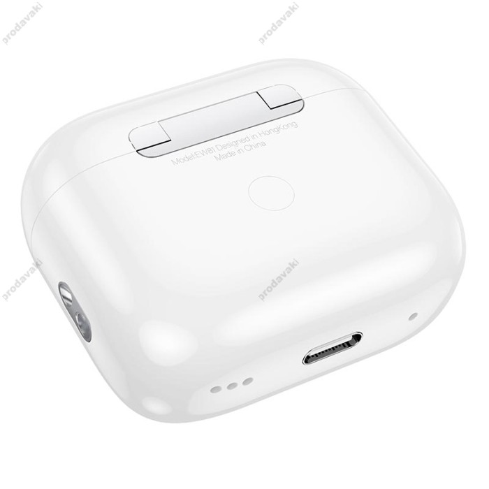Бездротові Bluetooth навушники HOCO EW81 Elegant true wireless touch screen headset BT 5.4 White