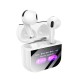 Бездротові Bluetooth навушники HOCO EW82 Sparkle true wireless touch screen headset BT 5.4 White