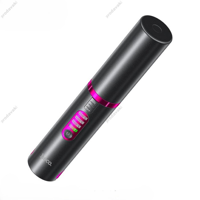 Бездротова плойка для волосся Hoco DAR33 Protect portable hair straightener Black