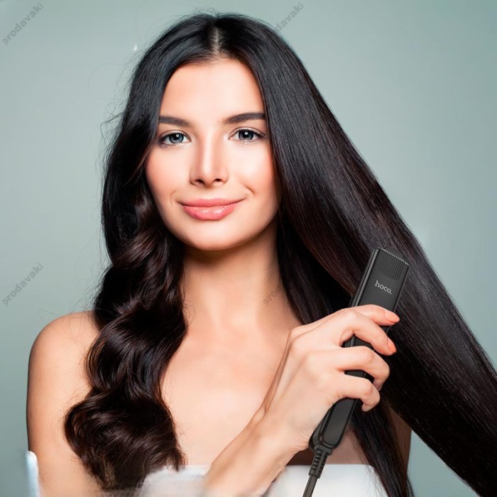 Плойка для укладання волосся Hoco DAR36 Jade hair straightener 45W Black