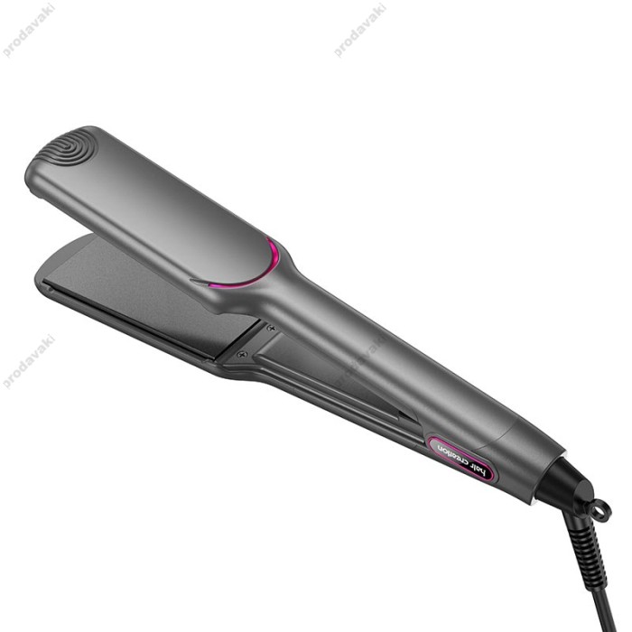Плойка для волосся Hoco HP42 Wide board hair straightener with digital display 6 levels Grey