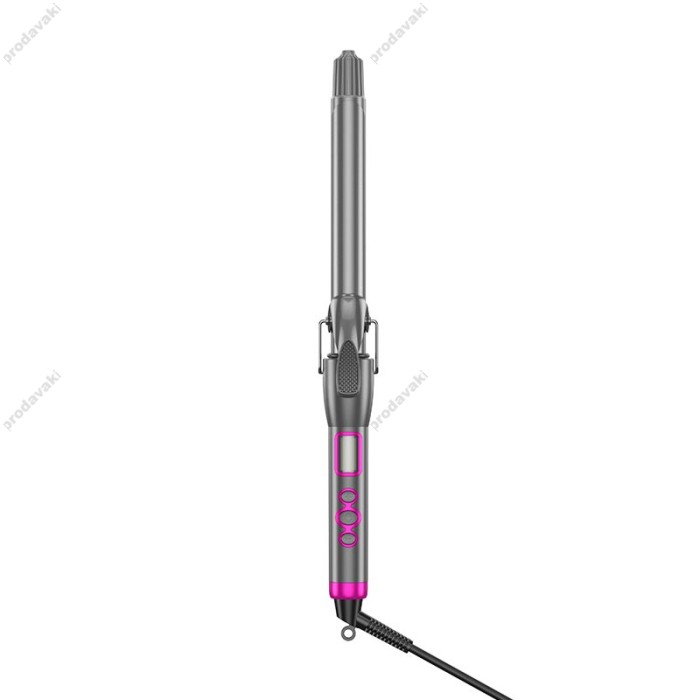 Плойка для волосся Hoco HP43 Electric manual curling iron with digital display Grey