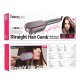 Електрична гребінець-випрямляч для волосся HOCO HP44 Electric straightening Hair comb with digital display Grey