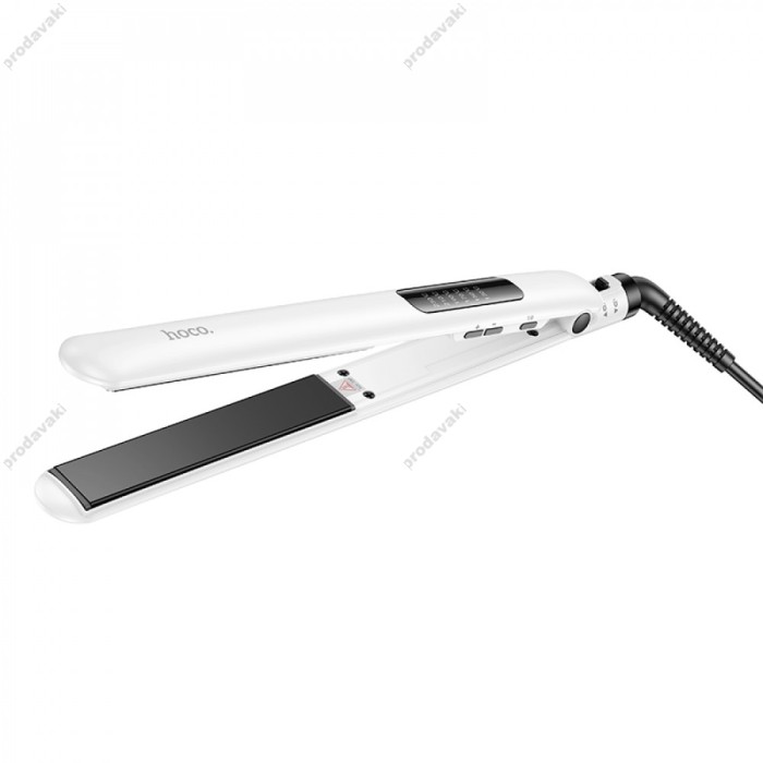 Плойка для волосся Hoco HP40 Straight and curly hair dual-purpose hair straightener 50W White