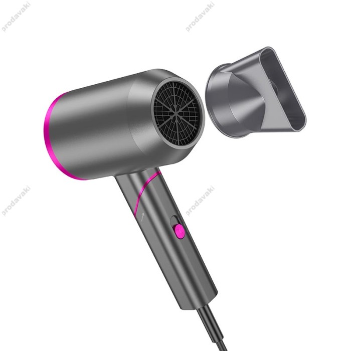 Фен Hoco HP13 Plus Hot and cold air hair dryer 1600W Rose-red