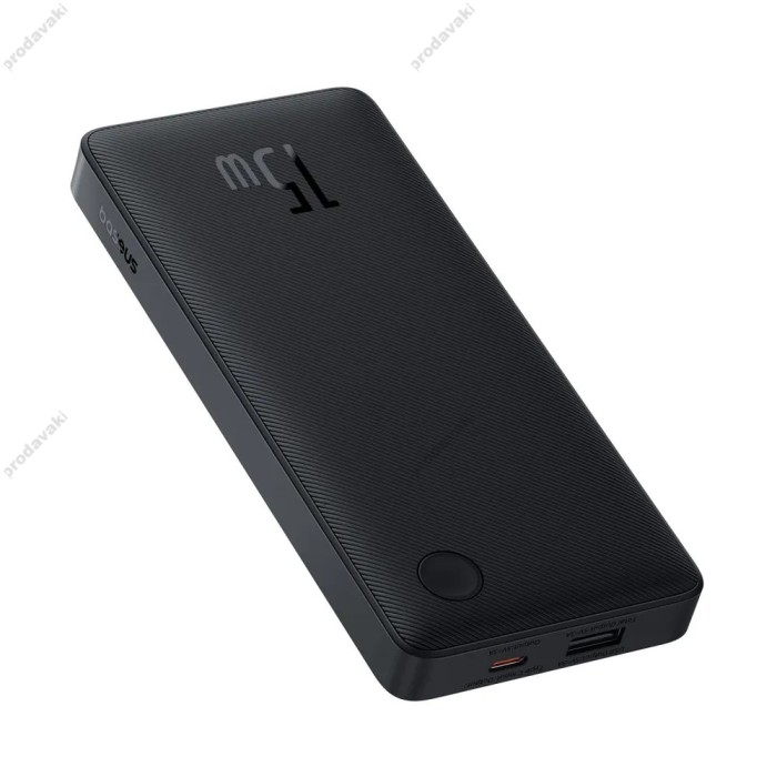 Повербанк портативний акумулятор Power bank Baseus Airpow Lite 15W 10000 mAh Black P10067500123-00