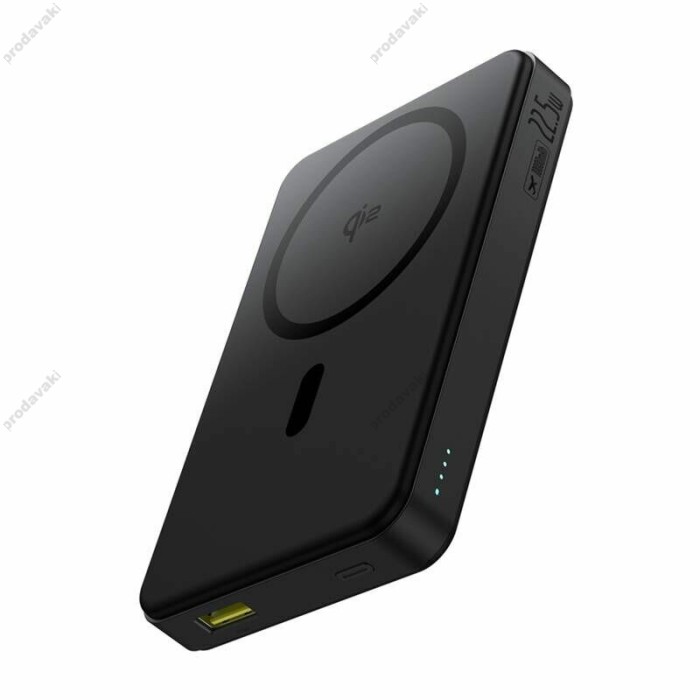 Повербанк портативний акумулятор Power bank Baseus Airpow Ⅱ Qi2 Magnetic 22.5W 10000 mAh Black P10080000123-00