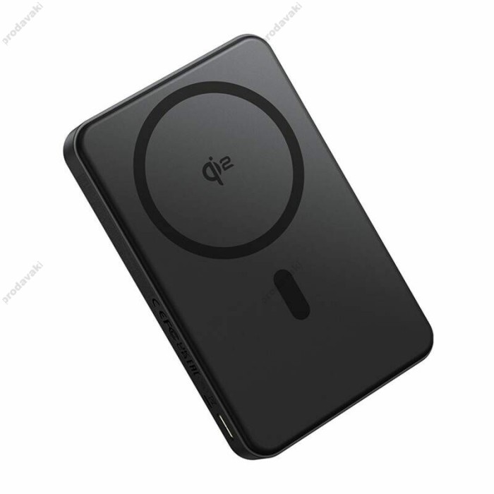 Повербанк портативний акумулятор Power bank Baseus Airpow Ⅱ Qi2 Magnetic 22.5W 10000 mAh Black P10080000123-00