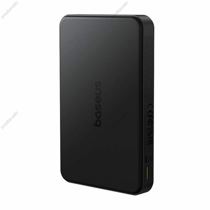 Повербанк портативний акумулятор Power bank Baseus Airpow Ⅱ Qi2 Magnetic 22.5W 10000 mAh Black P10080000123-00