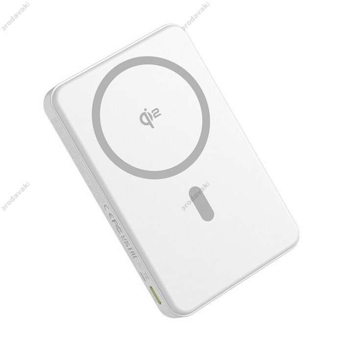 Повербанк портативний акумулятор Power Bank Baseus Airpow Ⅱ Qi2 Magnetic 22.5W 10000 mAh White P10080000213-00