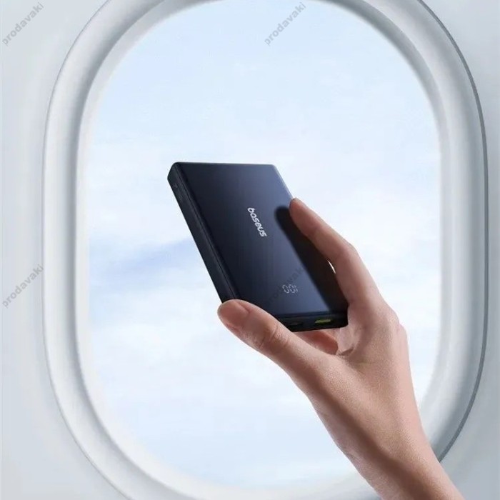 Повербанк портативний акумулятор Power bank Baseus PicoGo Digital Display 20W 10000 mAh Black P10076801123-00