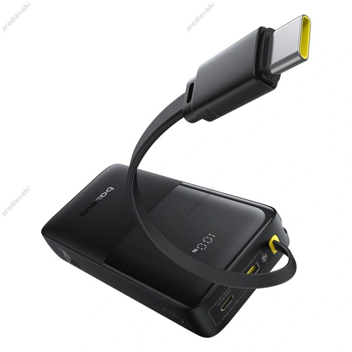 Повербанк портативний акумулятор Power bank Baseus Bipow 2 Digital Display 20W 20000 mAh Black P10077101113-01