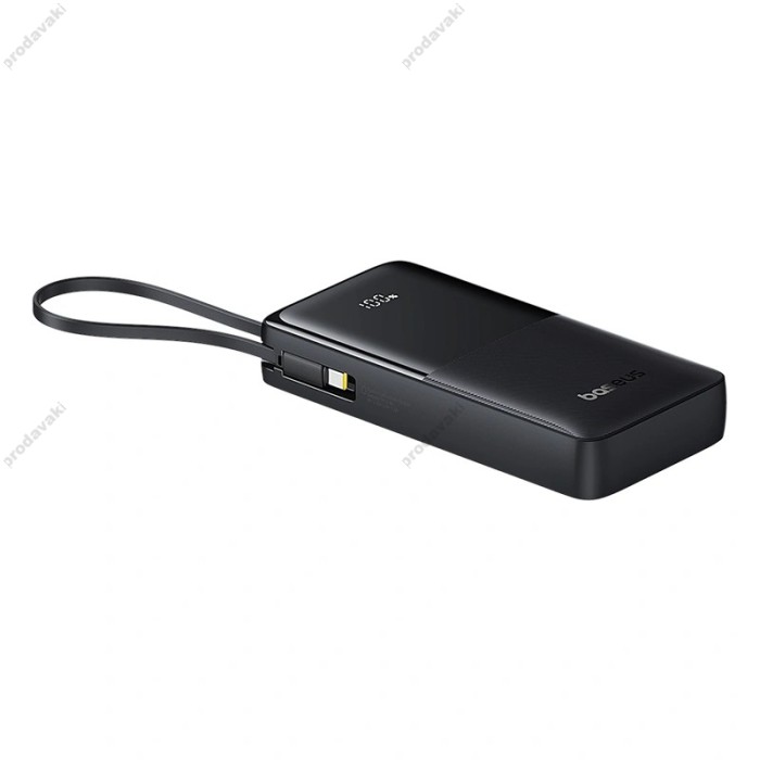 Повербанк портативний акумулятор Power bank Baseus Bipow 2 Digital Display 20W 20000 mAh Black P10077101113-01