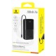Повербанк портативний акумулятор Power bank Baseus Bipow 2 Digital Display 20W 20000 mAh Black P10077101113-01