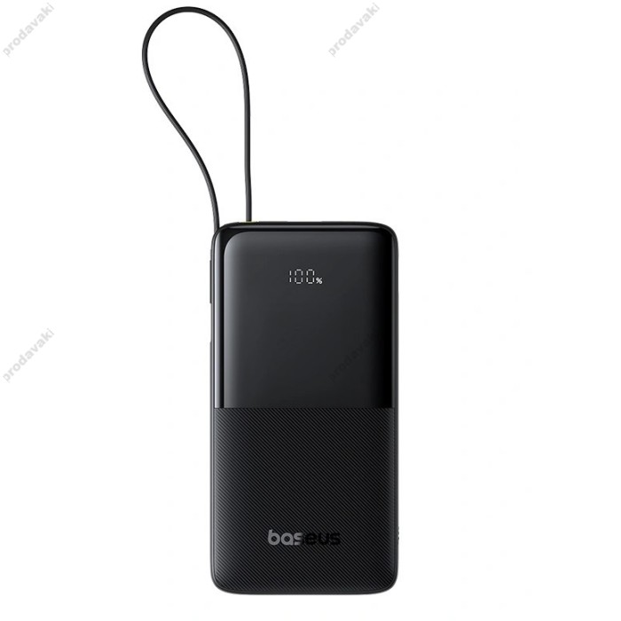 Повербанк портативний акумулятор Power bank Baseus Bipow 2 Digital Display 20W 20000 mAh Black P10077101113-01