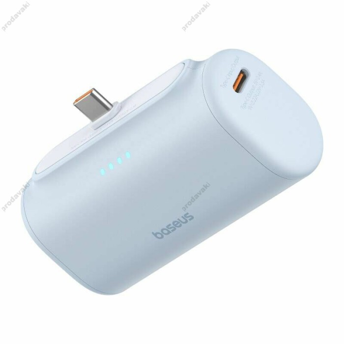 Повербанк портативний акумулятор Power Bank Baseus Compact Fast Type-C 20W 5000 mAh Blue P10068306313-00