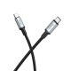 Кабель HOCO US10 excellent speed cable 5Gbps USB 3.0 Type-C to Type-C 3A 0.5m Black