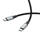 Кабель HOCO US10 excellent speed cable 5Gbps USB 3.0 Type-C to Type-C 3A 0.5m Black