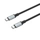 Кабель HOCO US10 excellent speed cable 5Gbps USB 3.0 Type-C to Type-C 3A 0.5m Black