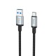 Кабель HOCO US10 excellent speed cable USB to Type-C USB 3.0 0.5m 3A 5Gbps Black