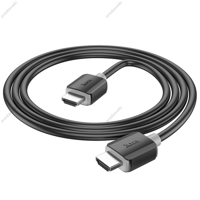 Кабель HOCO US08 Male to Male HD кабель HDMI HDMI 2.0 4K 1m Black