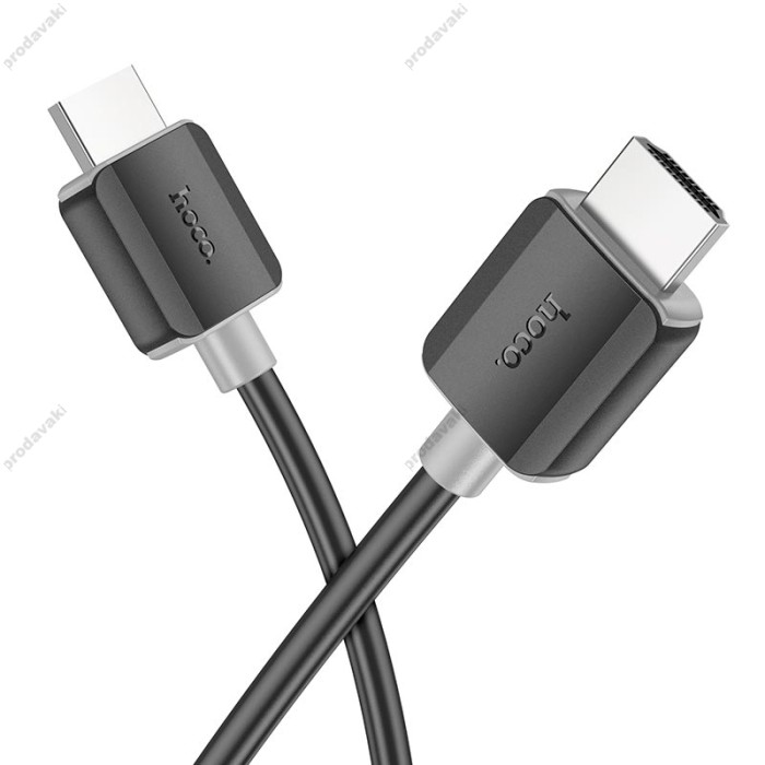 Кабель HOCO US08 Male to Male HD кабель HDMI HDMI 2.0 4K 1m Black