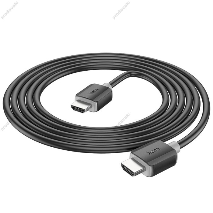Кабель HOCO US08 Male to Male HD кабель HDMI HDMI 2.0 4K 2m Black