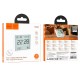 Цифровий термометр гігрометр Hoco HX41 Indoor electronic clock with hygrothermometer White